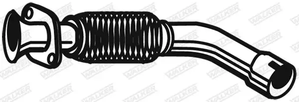 Tube ondulé, système d'échappement WALKER 09986