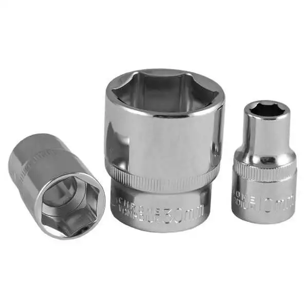 1 2 DOUILLE HEX PETIT DU 30MM CHROMÉ