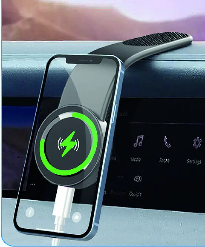 SUPPORT SMARTPHONE MAGNéTIQUE 2GO FLEXCHARGE AVEC CHARGE RAPIDE SANS FIL - COMPATIBLE MAGSAFE