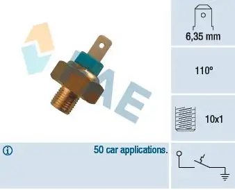 Contact thermique, voyant avertisseur de l'agent réfrigérant FAE 35340