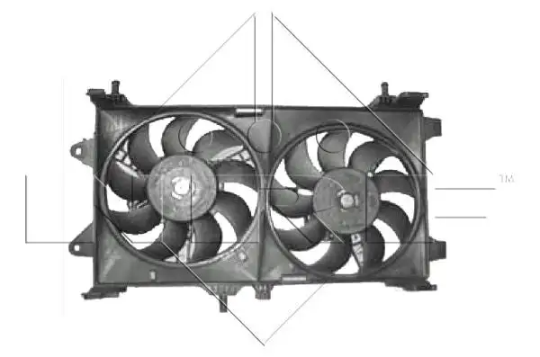Ventilateur, refroidissement du moteur NRF 47802