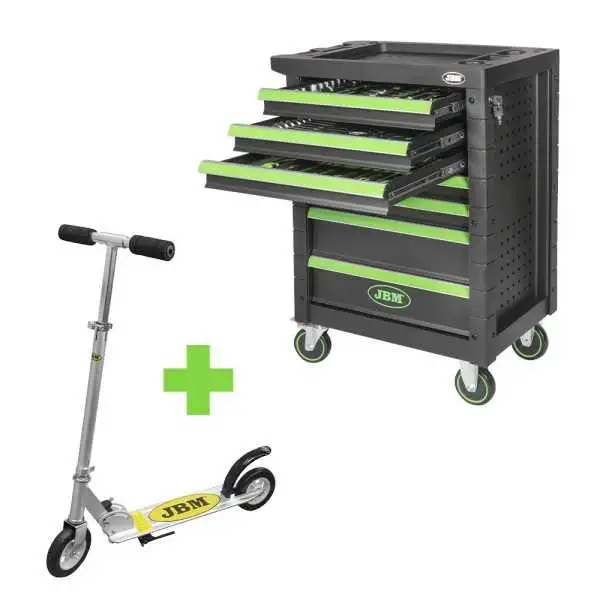 53904 SERVANTE D OUTILS 7 TIROIRS - VERD 53504 SCOOTER