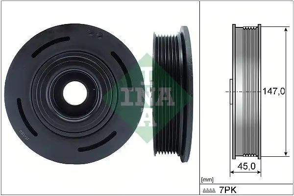 Poulie vilebrequin, Poulie damper INA 544 0098 10