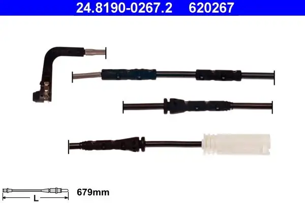 Contact d'avertissement, usure des plaquettes de frein ATE 24.8190-0267.2
