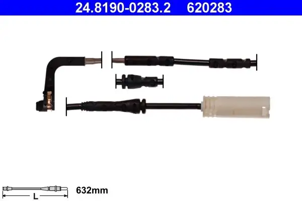 Contact d'avertissement, usure des plaquettes de frein ATE 24.8190-0283.2
