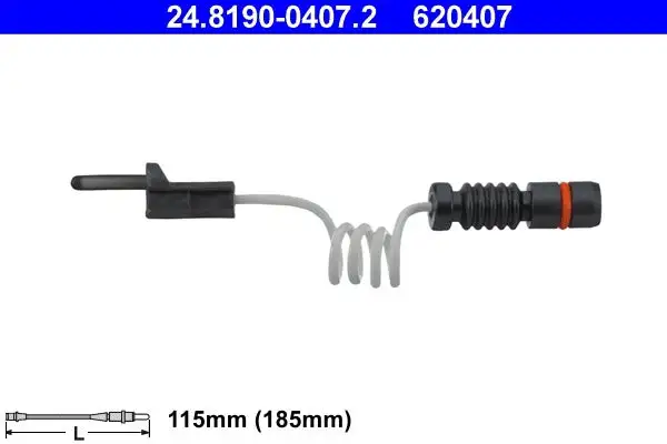Contact d'avertissement, usure des plaquettes de frein ATE 24.8190-0407.2