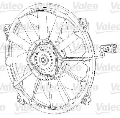 Ventilateur, refroidissement du moteur VALEO 696091