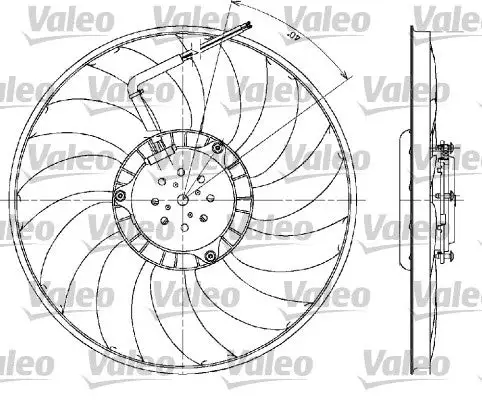 Ventilateur, refroidissement du moteur VALEO 698610