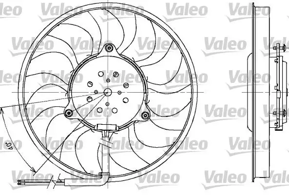 Ventilateur, refroidissement du moteur VALEO 698611