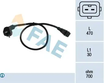 Capteur d'angle, vilebrequin FAE 79016