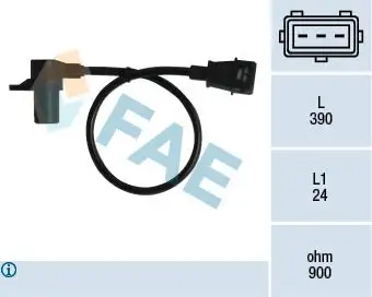 Capteur d'angle, vilebrequin FAE 79053