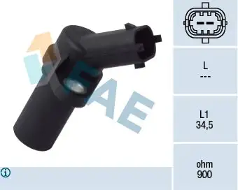 Capteur d'angle, vilebrequin FAE 79093