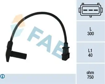 Capteur d'angle, vilebrequin FAE 79096