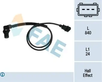 Capteur d'angle, vilebrequin FAE 79113