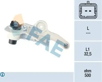 Capteur d'angle, vilebrequin FAE 79119
