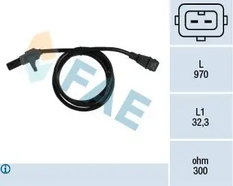 Capteur d'angle, vilebrequin FAE 79122