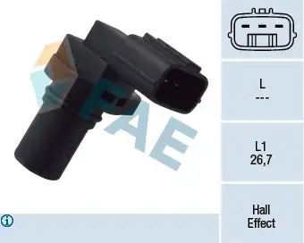 Capteur d'angle, vilebrequin FAE 79139