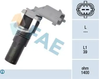 Capteur d'angle, vilebrequin FAE 79182