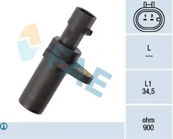 Capteur d'angle, vilebrequin FAE 79195