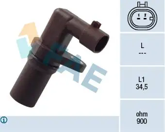 Capteur d'angle, vilebrequin FAE 79200