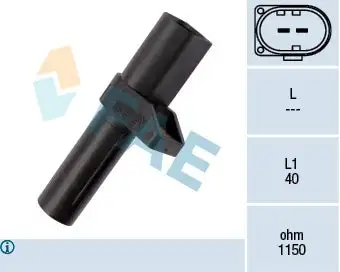 Capteur d'angle, vilebrequin FAE 79202