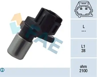 Capteur d'angle, vilebrequin FAE 79203