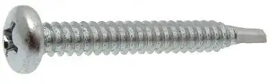 ACTON - 100 Vis autoperçeuses tête cylindrique phillips 4.8X70 Acier zingué blanc - 7504M 4.8X70