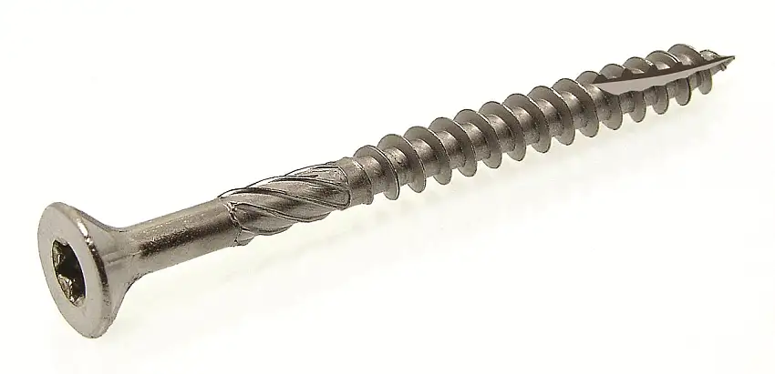 TOPCAR - 100 vis A BOIS DURTF 6 LOBES inox 5X50 - 62317-5X50