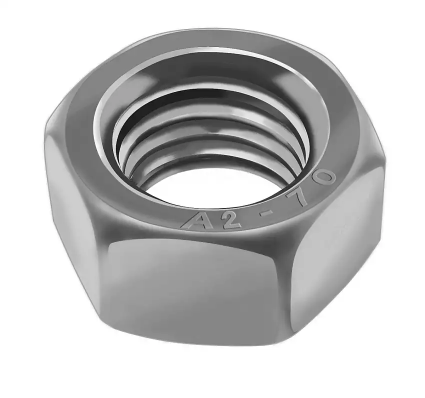 TOPCAR - 100 écrous PAS GAUCHE inox A2 diamètre 16 - 934-16 G