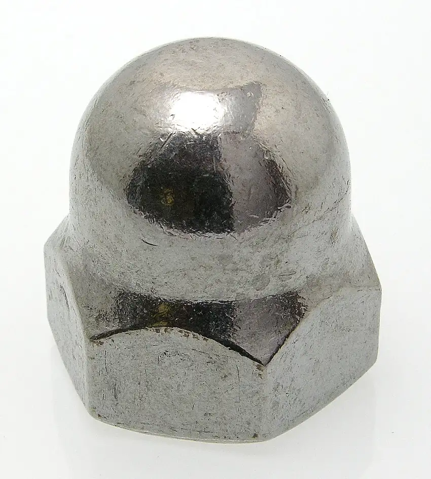 TOPCAR - 100 écrous BORGNES inox A2 diamètre 18 - 1587-18