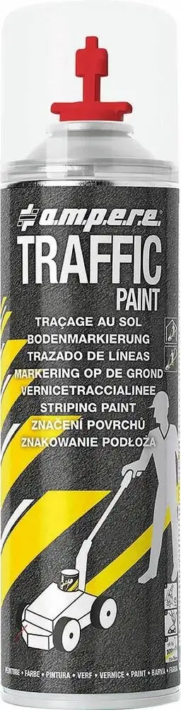 AMPERE - Peinture de traçage de lignes permanent rouge - aérosol 650ml - 10272