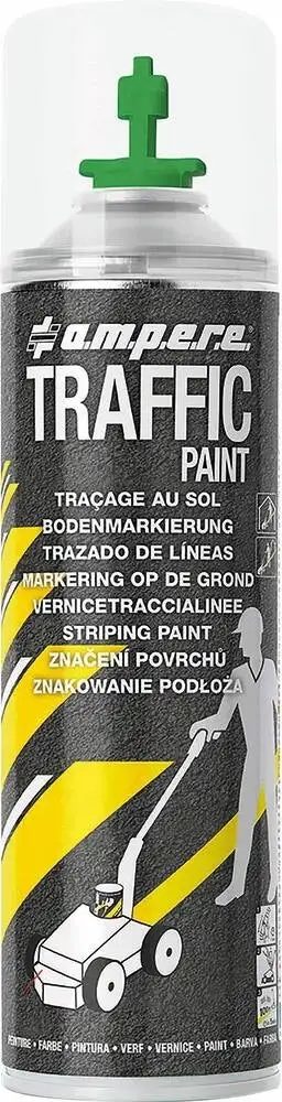 AMPERE - Peinture de traçage de lignes permanent vert - aérosol 650ml - 10275