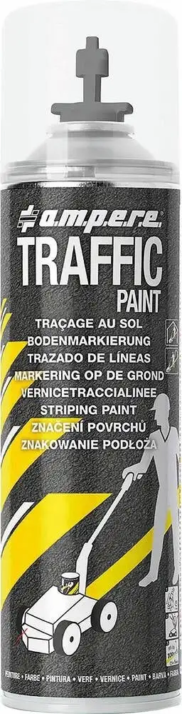 AMPERE - Peinture de traçage de lignes permanent gris - aérosol 650ml - 10279