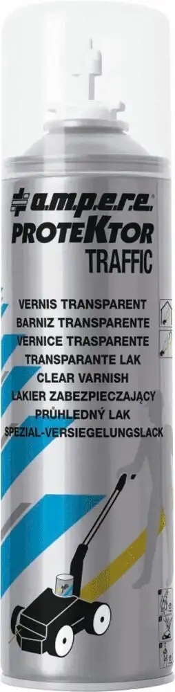 AMPERE - Vernis transparent pour protection des lignes au sol - aérosol 650ml - 10282