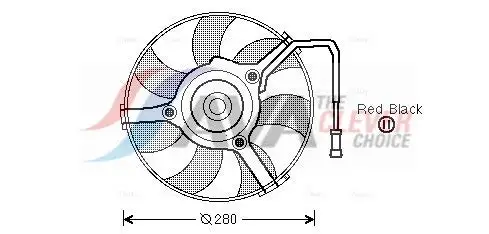 Ventilateur, refroidissement du moteur AVA COOLING AI7504