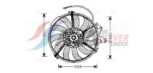 Ventilateur, refroidissement du moteur AVA COOLING AI7507