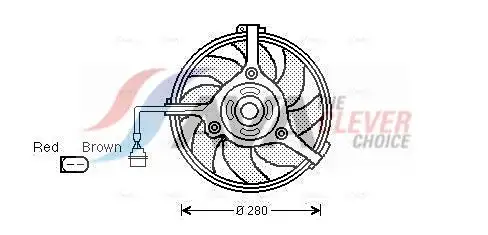 Ventilateur, refroidissement du moteur AVA COOLING AI7510