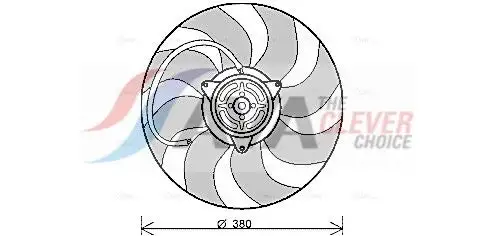 Ventilateur, refroidissement du moteur AVA COOLING AI7513
