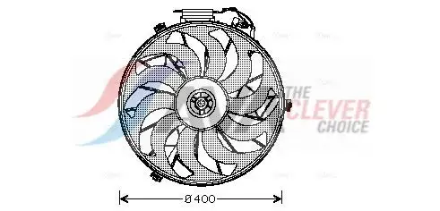Ventilateur, refroidissement du moteur AVA COOLING BW7507