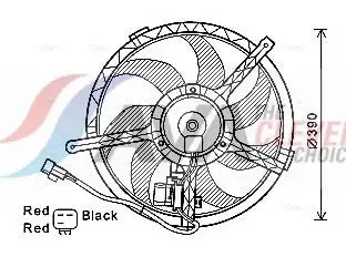 Ventilateur, refroidissement du moteur AVA COOLING BW7534