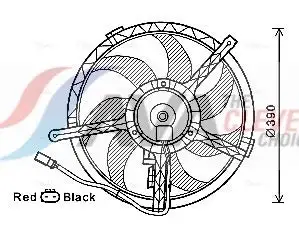 Ventilateur, refroidissement du moteur AVA COOLING BW7535