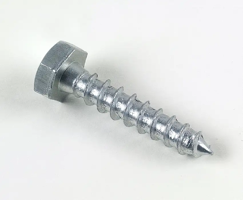 TOPCAR - 100 tirefonds tête six pans 10X80 - 571-10X80