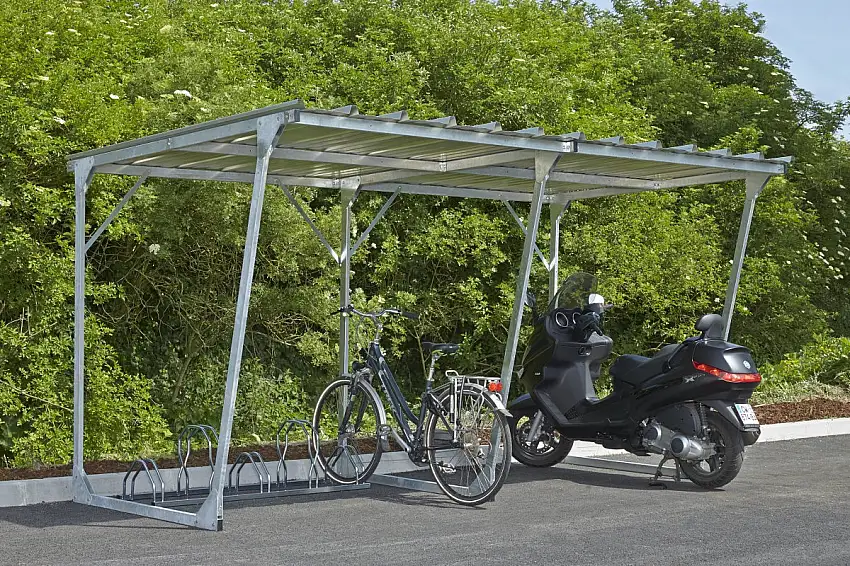MOTTEZ - Abri vélo, moto, scooter ouvert - B813CSUI