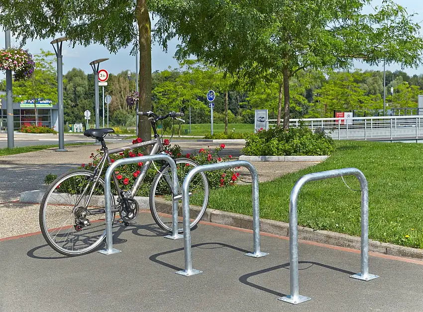 MOTTEZ - Arceau simple range vélo à platine - B883VGA