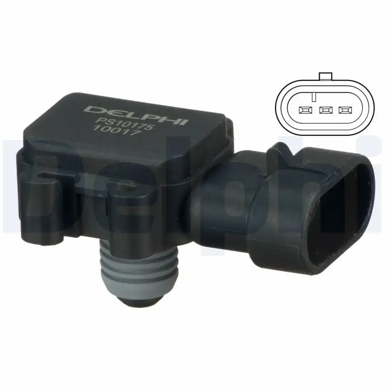 Capteur, pression de suralimentation DELPHI PS10175