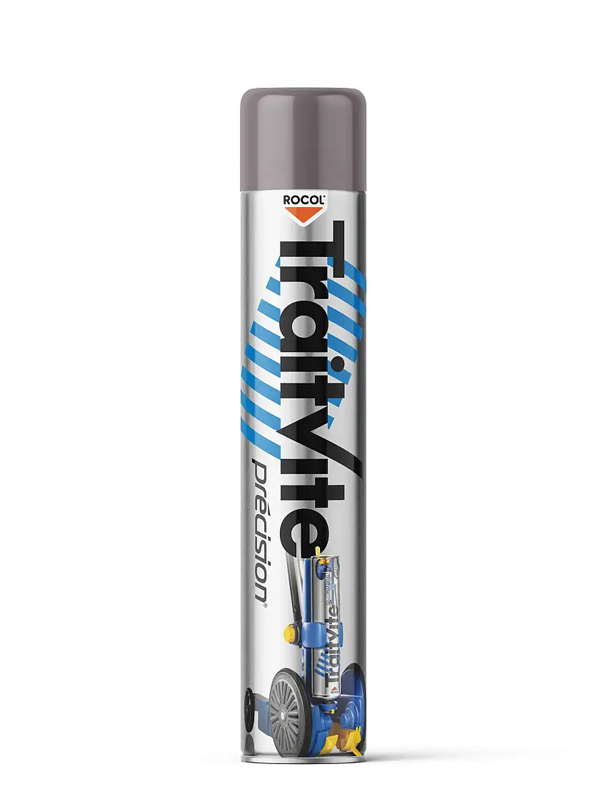 TRAITVITE - Peinture marquage et traçage au sol ultra résistante 750ml - Noir - R47026