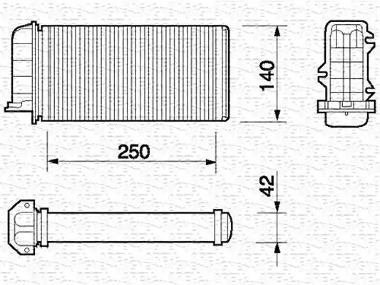 Système de chauffage MAGNETI MARELLI 350218059000