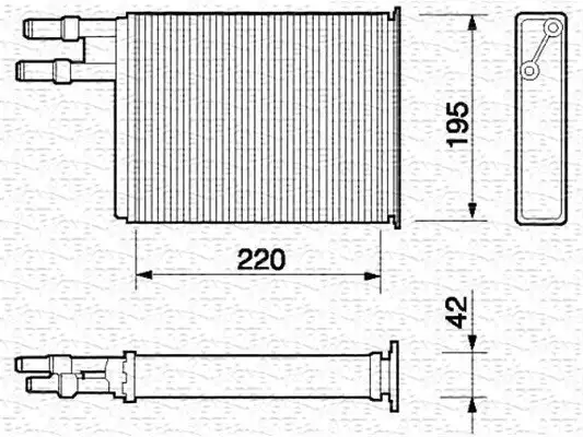 Système de chauffage MAGNETI MARELLI 350218060000
