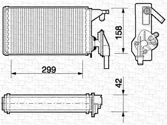Système de chauffage MAGNETI MARELLI 350218063000