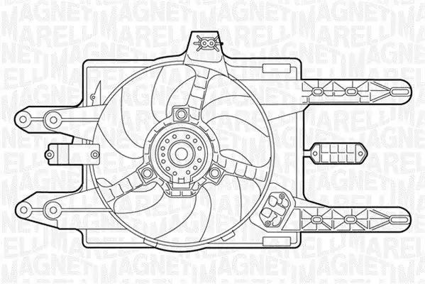 Ventilateur, refroidissement du moteur MAGNETI MARELLI 069422018010